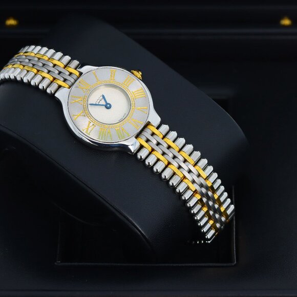 Cartier W10051F4 Must 21 de Cartier Ladies Two-Tone Bullet Edition 18kt Yellow G - Picture 7 of 8